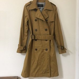 J Crew trench coat, new without tags